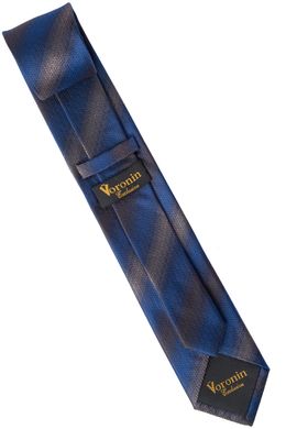 Краватка, V6004 брунатний з синім, 7см