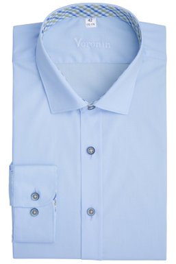 Рубашка мужская классическая VK-431SF (голубой), 39, (182-188) L