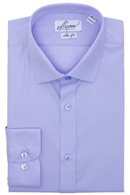 Рубашка мужская классическая VK-187N (св/фиолетовый), 38, (182-188) L