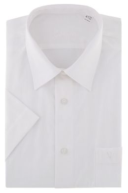 Рубашка мужская классическая VK-345K (белый), 37, (176-182) M