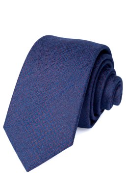 Краватка, V6004 т/бордовий з синім, 7см