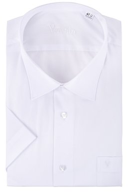 Рубашка мужская классическая VK-345K (белый), 40, (182-188) L