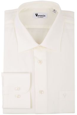 Рубашка мужская классическая VK — 345N (кремовый), 42, (170-176) S