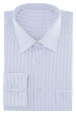 Рубашка мужская классическая VK - 145 (белый), 38, (176-182) M
