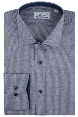 Рубашка мужская классическая VK-400SF (серый), 44, (170-176) S