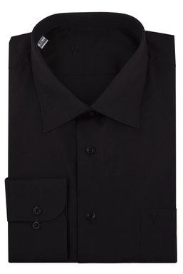 Рубашка мужская классическая VK — 145м (черный), 38, (176-182) M