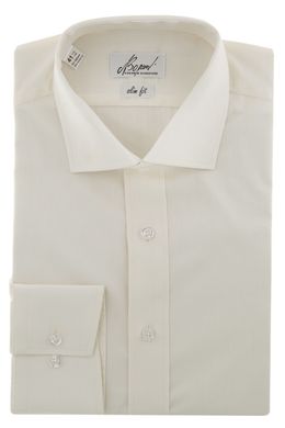 Рубашка мужская классическая VK-187 (кремовый), 42, (170-176) S