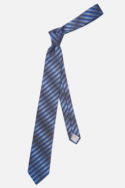 Краватка, V6002 синій з сірим, 7см