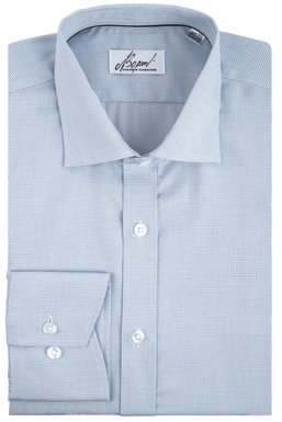 Рубашка мужская классическая VK-187 (голубой), 38, (182-188) L