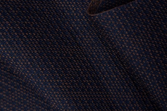 Шарф мужской, т/синий c коричневым (110/480)