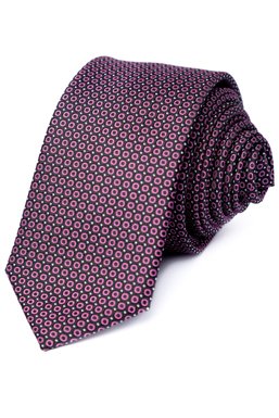Краватка, V6002 малиновий, 7см