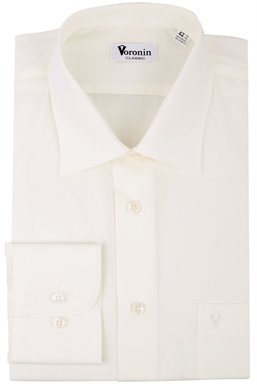 Рубашка мужская классическая VK — 345 (кремовый), 41, (176-182) M