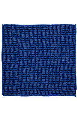 Декоративный платочек, 8446-11, синий, 31х31 см
