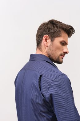 Рубашка мужская классическая VK-345 (т/синий), 38, (170-176) S