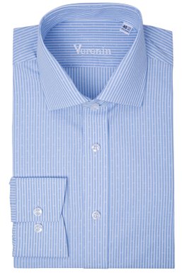 Рубашка мужская классическая VK-187 (голубой), 38, (178-188) L