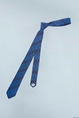 Краватка, V6002 синiй, 6 см