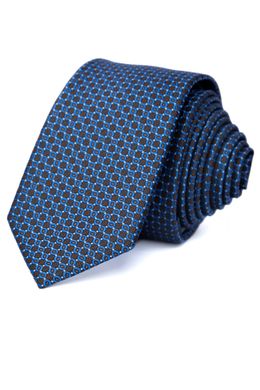 Краватка, V6002 т/синій, ширина 7см
