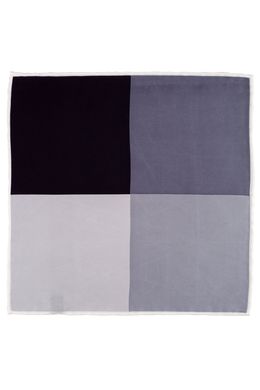 Декоративный платочек, 8441-3, серый, 31х31 см