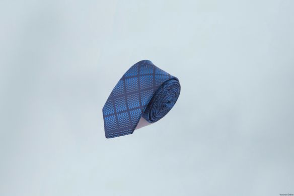 Краватка, V6002 синiй, 7 см