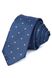Краватка, V6002 синій з бежевим, 7см