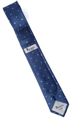 Краватка, V6002 синій з блакитним, 7см