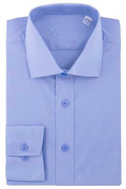 Рубашка мужская классическая VK-400SF (голубой), 37, (170-176) S