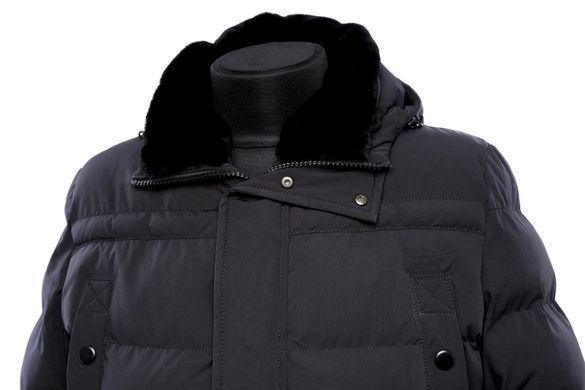 Куртка чоловіча зимова W83113 (чорний), 48