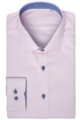 Рубашка мужская классическая VK-431SF (св/розовый), 38, (170-176) S