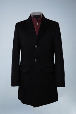 Пальто, Лео1Т чорний, 100, (178-188) L, 88