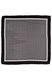 Декоративный платочек, 8453-3, черный с белым, 31х31