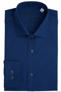 Рубашка мужская классическая VK-187N (т/синий), 41, (182-188) L