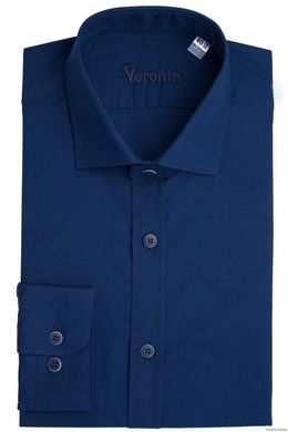 Рубашка мужская классическая VK-187N (т/синий), 39, (176-182) M