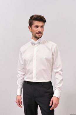 Рубашка мужская классическая VK-201 SLIM FIT (белый), 42, (182-188) L
