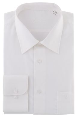 Рубашка мужская классическая VK-345 (белый), 46, (170-176) S