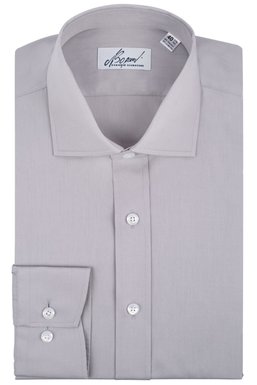 Рубашка мужская классическая VK-187 (серый), 37, (176-182) M