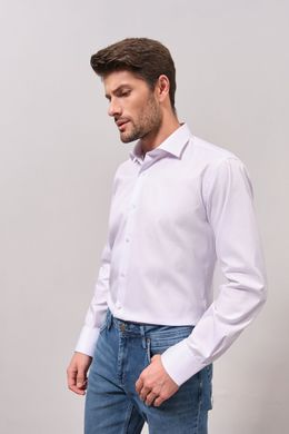 Рубашка мужская классическая VK-187-345 (св/сиреневый), 40, (170-176) S