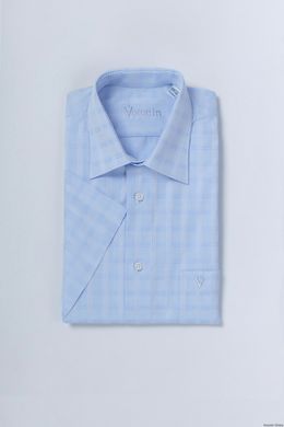 Рубашка мужская классическая VK-345К (голубой), 37, (176-182) M