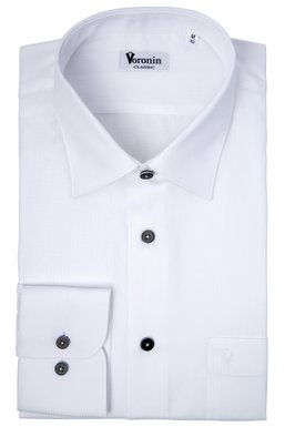 Рубашка мужская классическая VK-430 (белый), 43, (182-188) L