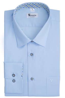 Рубашка мужская классическая VK-431 (голубой), 48, (188-194) XL