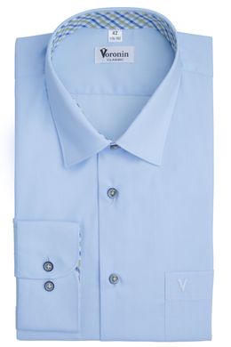 Рубашка мужская классическая VK-431 (голубой), 41, (176-182) M