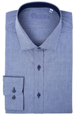 Рубашка мужская классическая VK-431SF (серый)