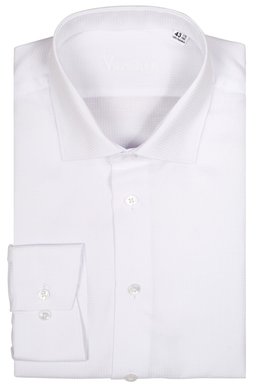 Рубашка мужская классическая VK-187-345 (белый), 42, (170-176) S