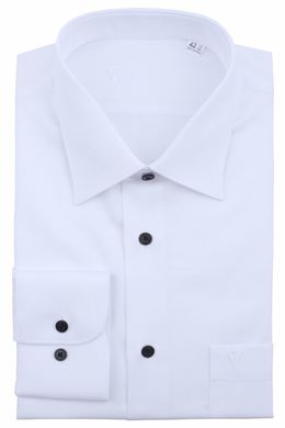 Рубашка мужская классическая VK-430 (белый), 39, (176-182) M