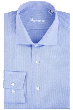 Рубашка мужская классическая VK-187-345 (голубой), 37, (176-182) M