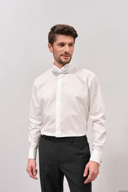 Рубашка мужская классическая VK-201 SLIM FIT (белый), 37, (176-182) M