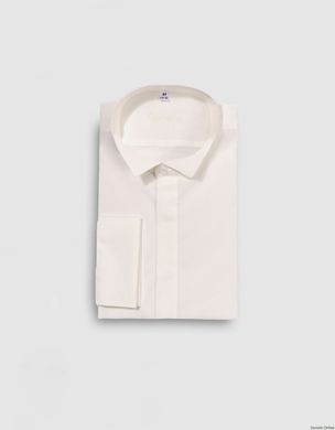 Рубашка мужская классическая VK-201 SLIM FIT (белый), 37, (176-182) M