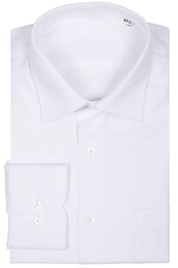 Рубашка мужская классическая VK-345 (белый), 42, (182-188) L