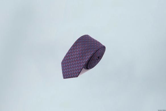 Краватка, V6004 червоний з синім, 6см