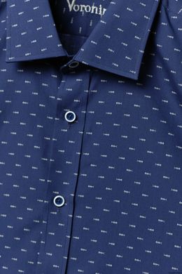 Рубашка мужская классическая VK — 300К/S (синий), 39, (182-188) L