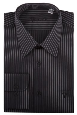 Рубашка мужская классическая VK-244/м (черный), 38, (176-182) M